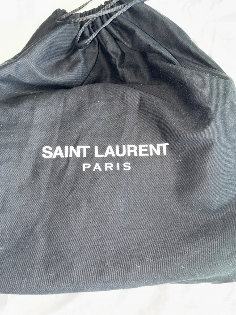 Saint Laurent Black Quilted Leather Shoulder Bag with Silver YSL - Picture 9 of 11